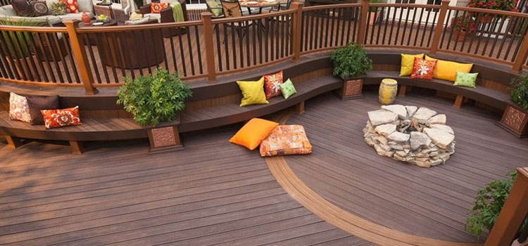 Gray TREX Decking in Inglewood, CA