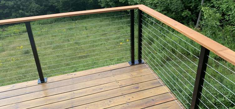 Installing Deck Cable Railing in Inglewood, CA